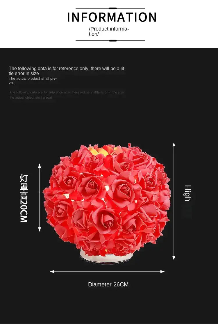 Rose Flower LED Night Light Solus™