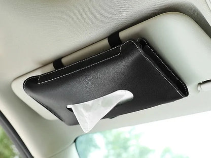 Car Sun Visor Tissue Box Holder Accessory