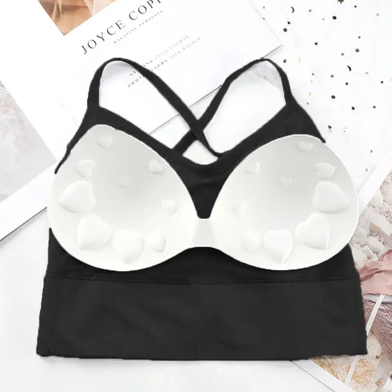 Cross Strap Crop Top Push Up Bra netstar®