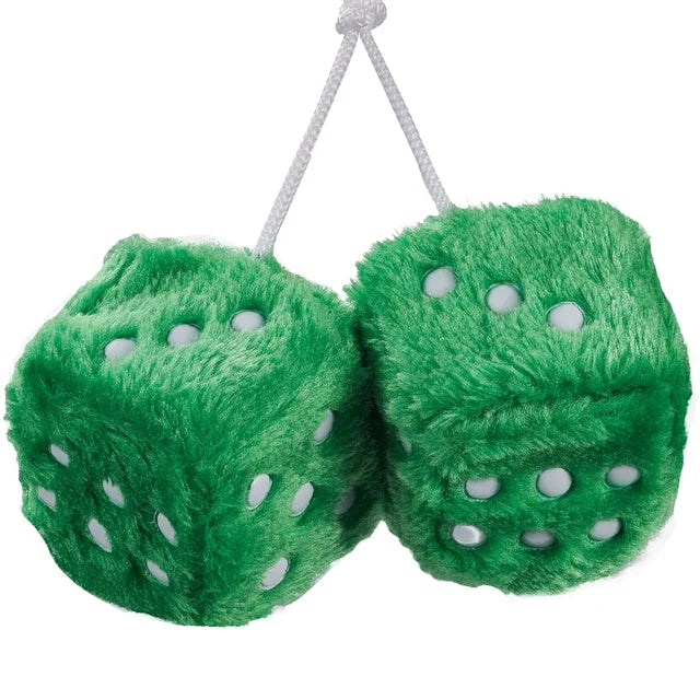 Fuzzy Plush Dice