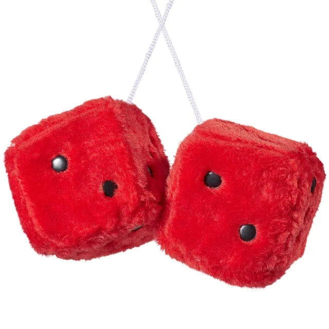 Fuzzy Plush Dice