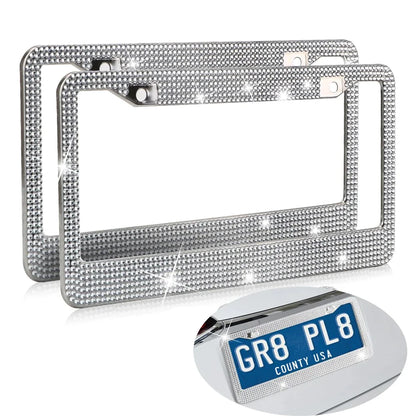 Car Bling Rear License Plate Frame