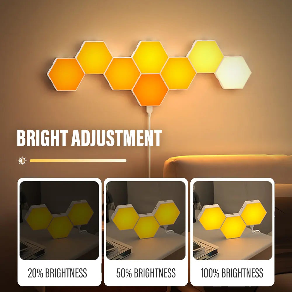 Bluetooth LED Hexagon Lights netstar®