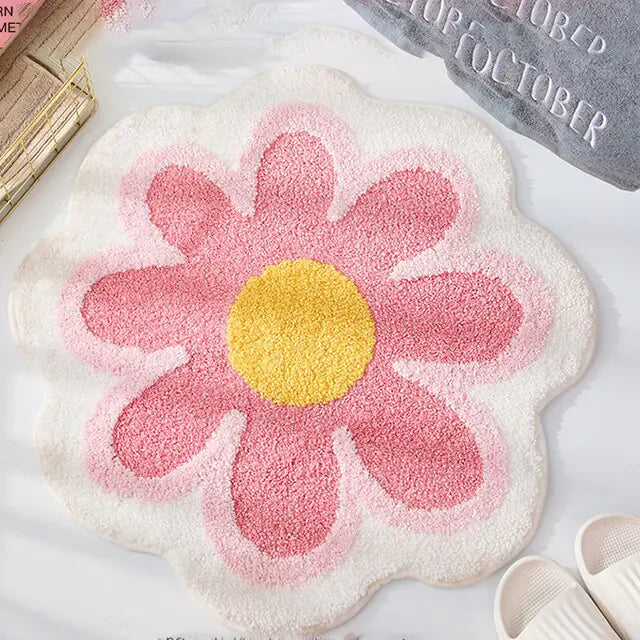 Round Flower Tuft Rug Solus™