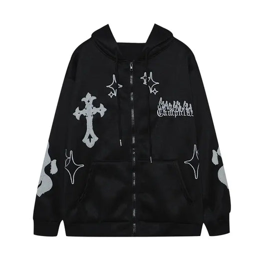 Embroidered Cross Flame Jacket netstar®