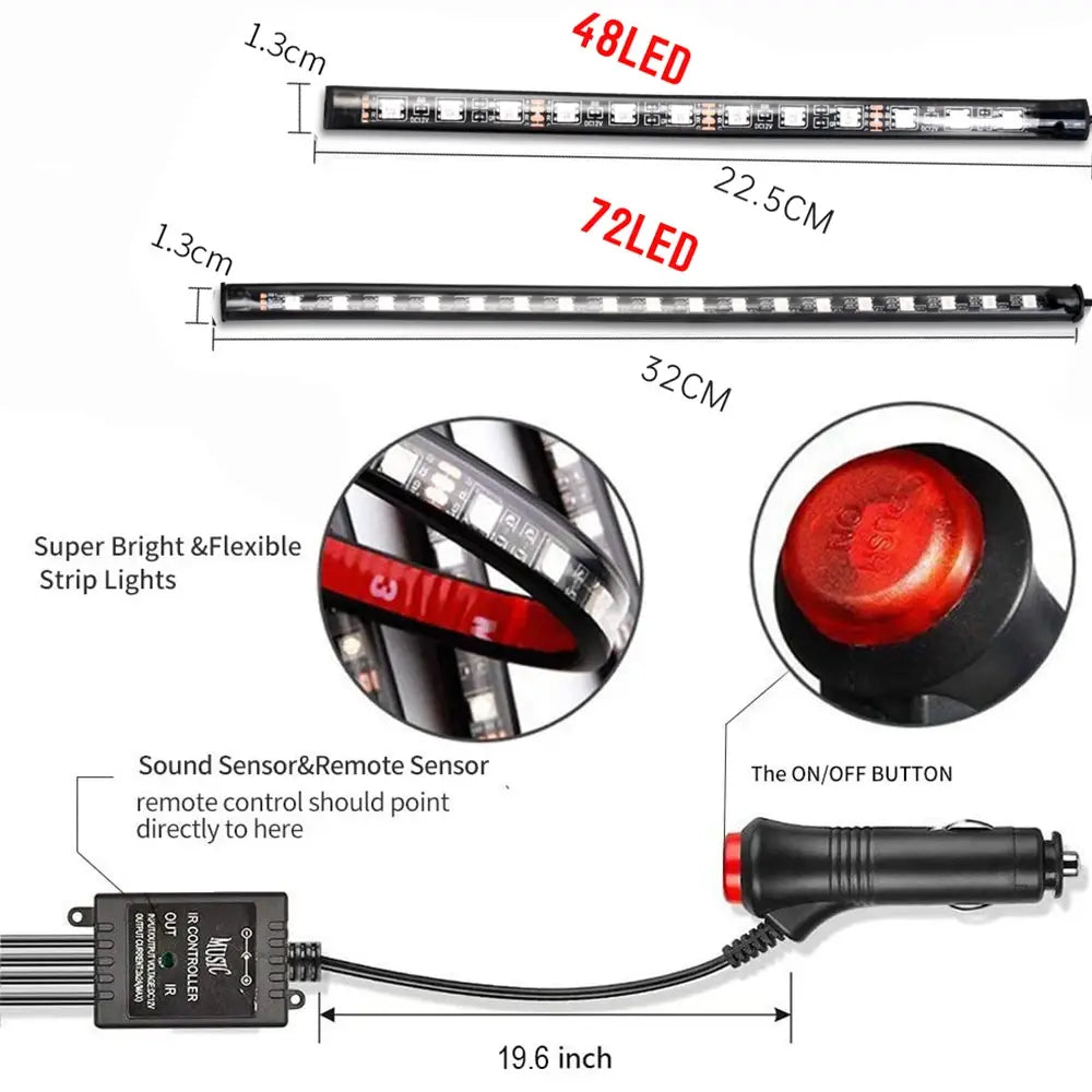 Car Interior LED Kit Bluetooth netstar®