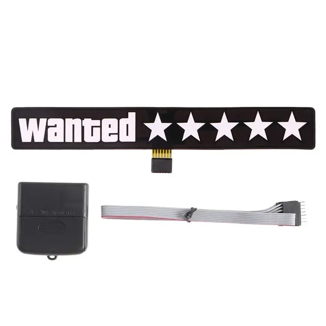 Wanted 5 Star Car Window Sticker netstar®