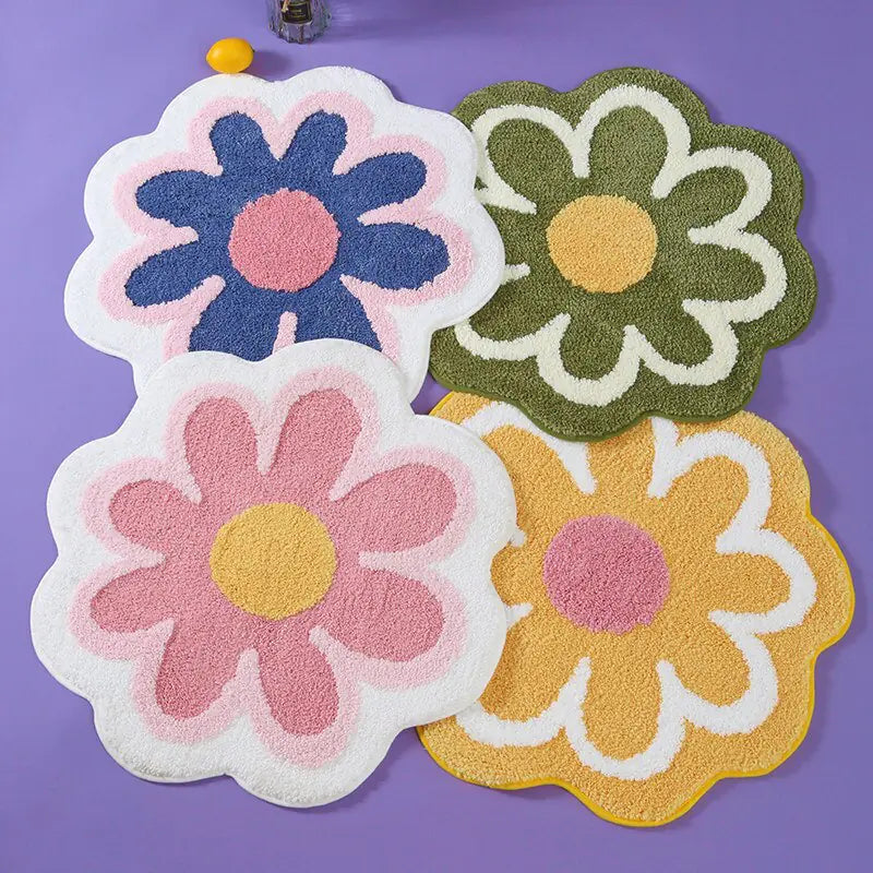 Round Flower Tuft Rug Solus™