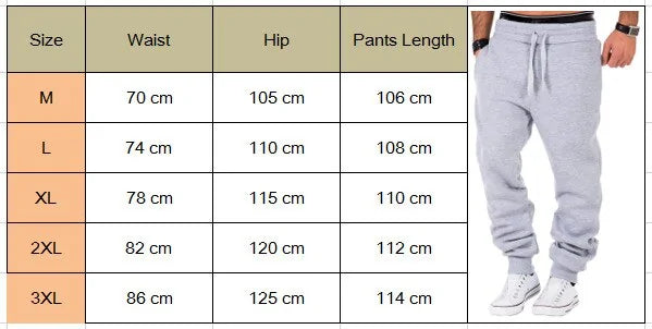 Fashion Loose Sport Gym Joggers: Slim Fit Sweatpants