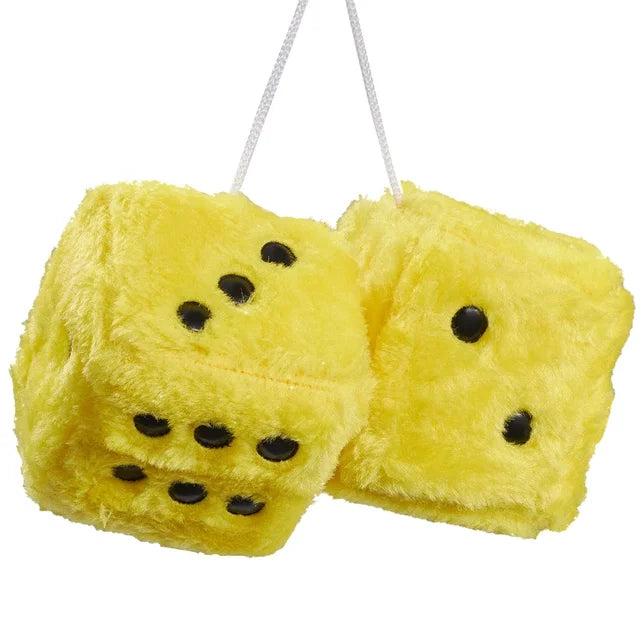 Fuzzy Plush Dice