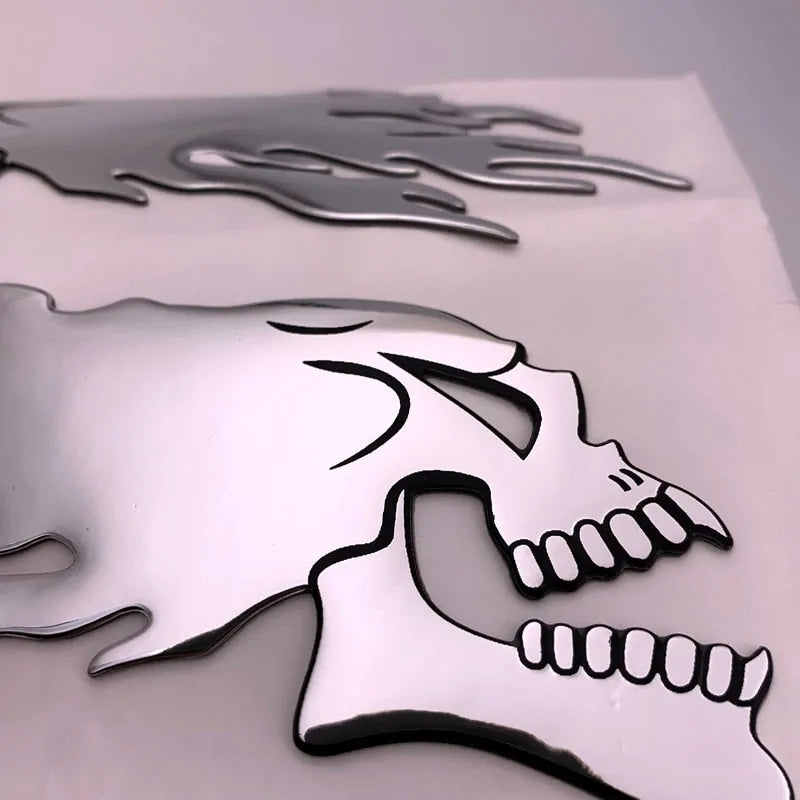 Ghost Skull Head Sticker