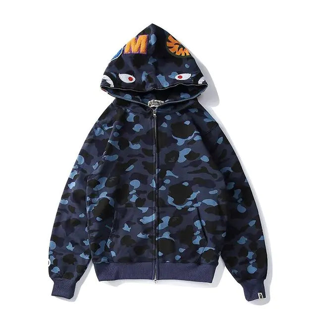 Bathing Ape® Shark Multi-Color Zip Ups