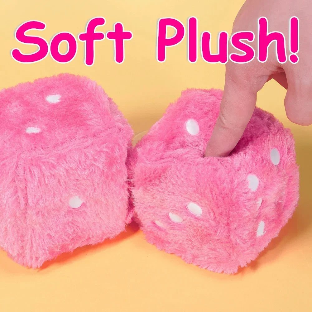 Fuzzy Plush Dice