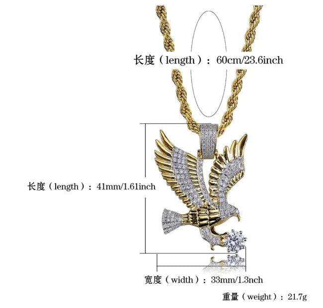 Gold Plated Hip Hop Necklace