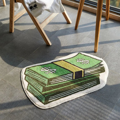 Money Roll & Money Bag Area Rugs