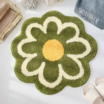 Round Flower Tuft Rug Solus™