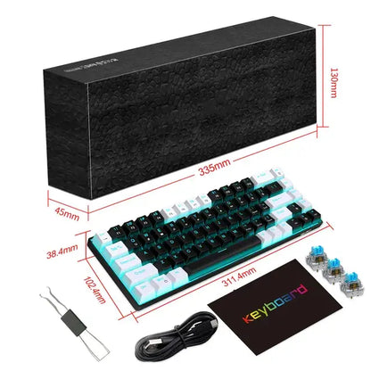 Blue Switch 60% Gaming Keyboard netstar®