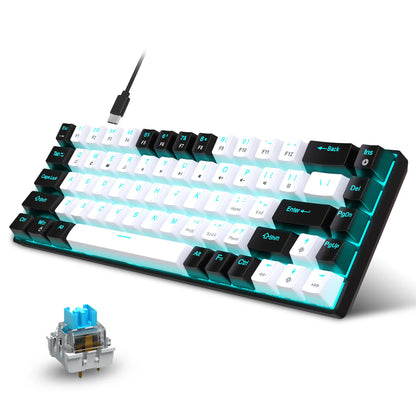 Blue Switch 60% Gaming Keyboard netstar®