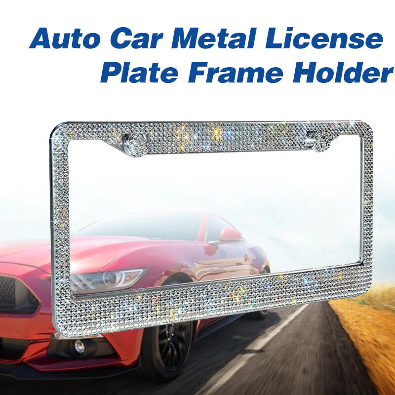 Car Bling Rear License Plate Frame