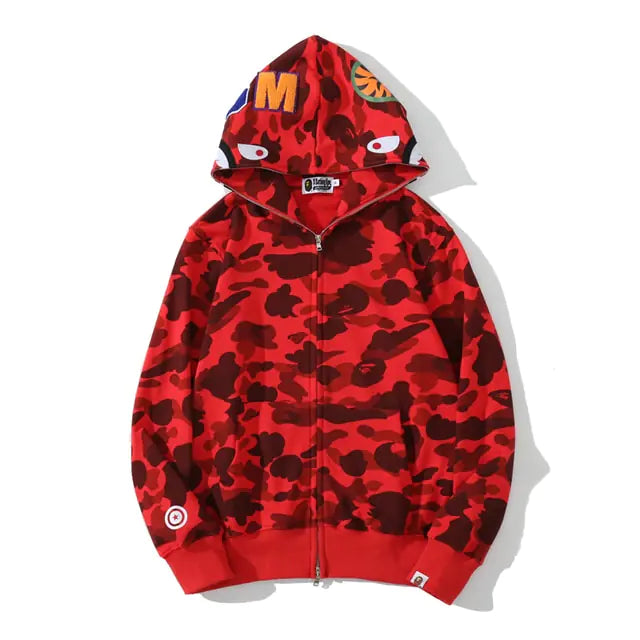 Bathing Ape® Shark Multi-Color Zip Ups