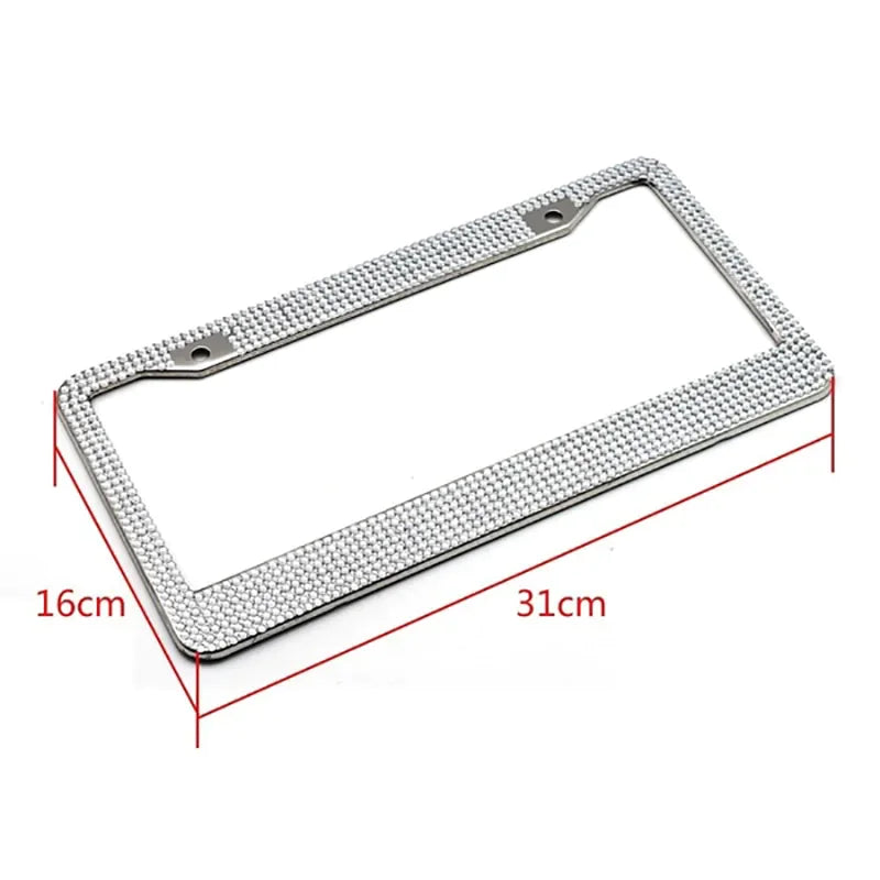 Car Bling Rear License Plate Frame