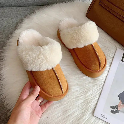 Winter Plush Luxury Slip On Shoes