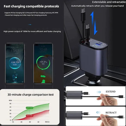 Retractable Car Charger netstar®