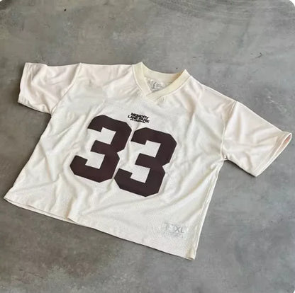 Y2K Sport Mesh Oversized 33 Jersey