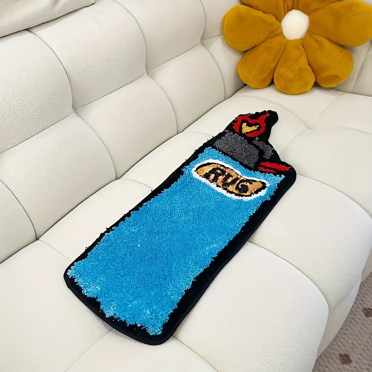 Blue Lighter Tufted Rug netstar®