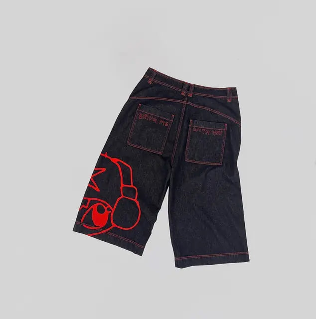 Hip Hop Y2K Denim Shorts - §olus™ 