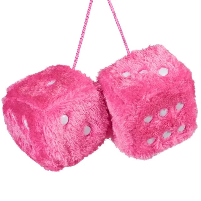 Fuzzy Plush Dice