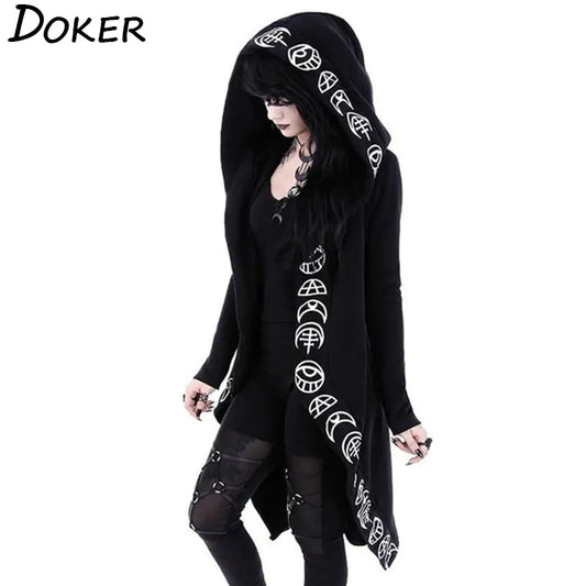 Gothic Long  Hoodie