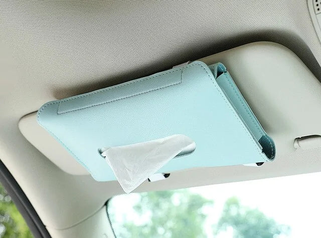 Car Sun Visor Tissue Box Holder Accessory