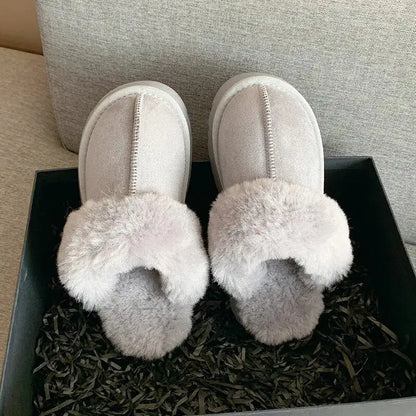 Winter Plush Luxury Slip On Shoes