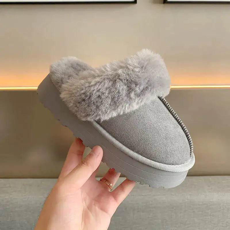 Winter Plush Luxury Slip On Shoes