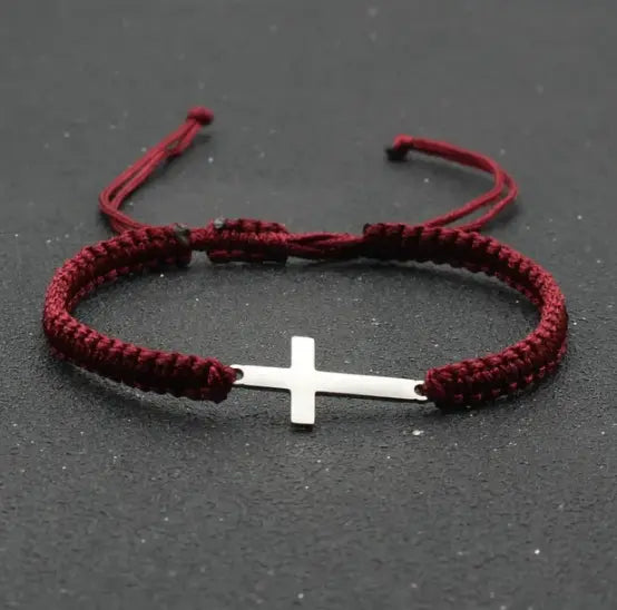 Rope Cross Bracelet N$★®