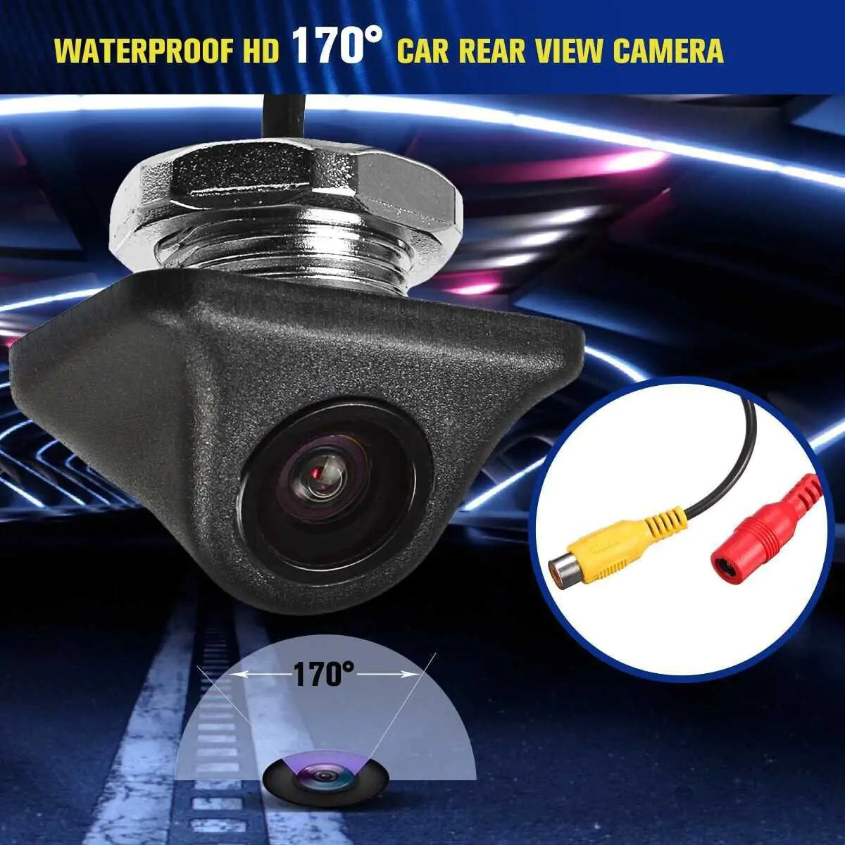 Car Rearview Reverse Camera HD Night Vision Waterproof 170°