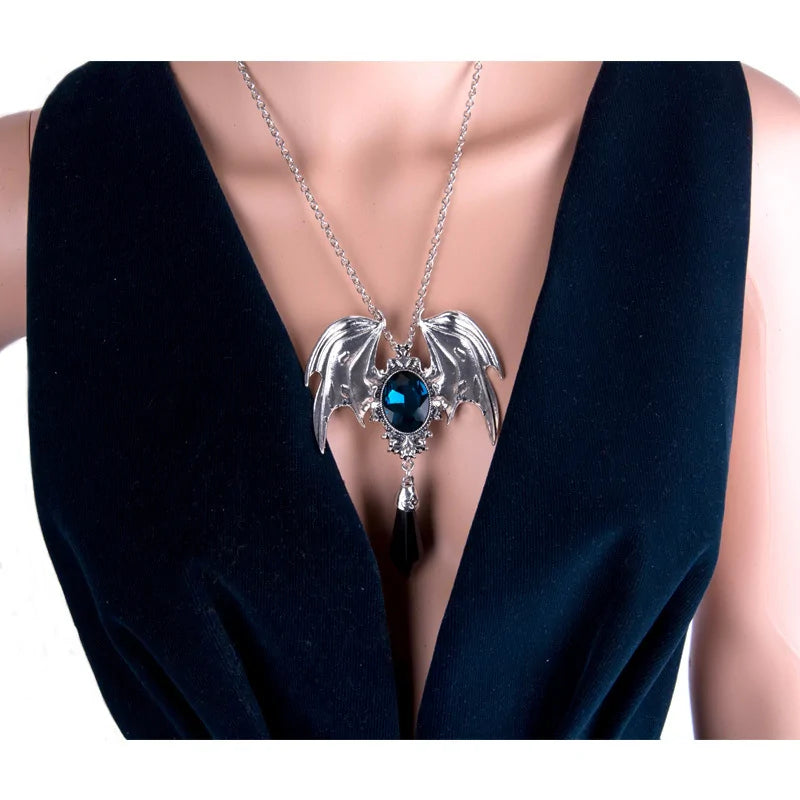 Crystal Necklace Punk Jewelry