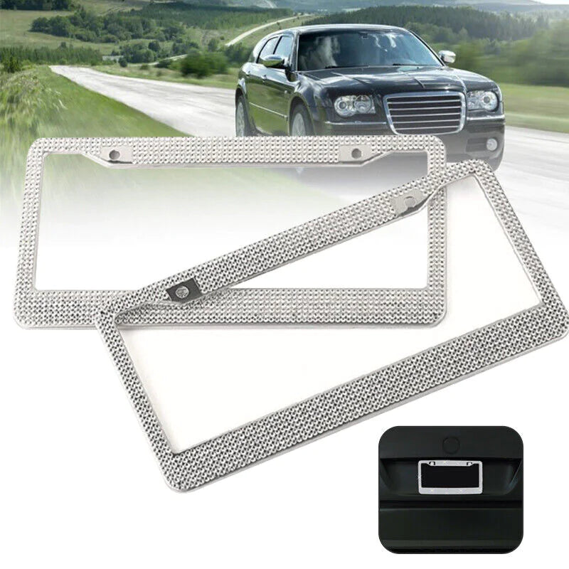 Car Bling Rear License Plate Frame