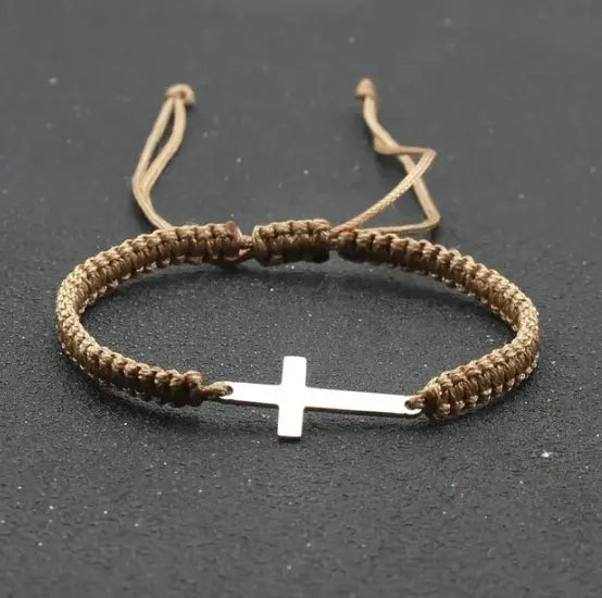 Rope Cross Bracelet N$★®