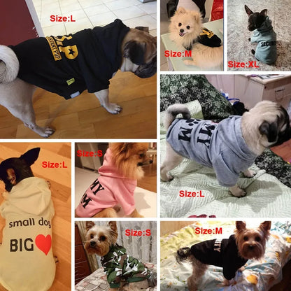 Dog Clothes Hoodie Coat