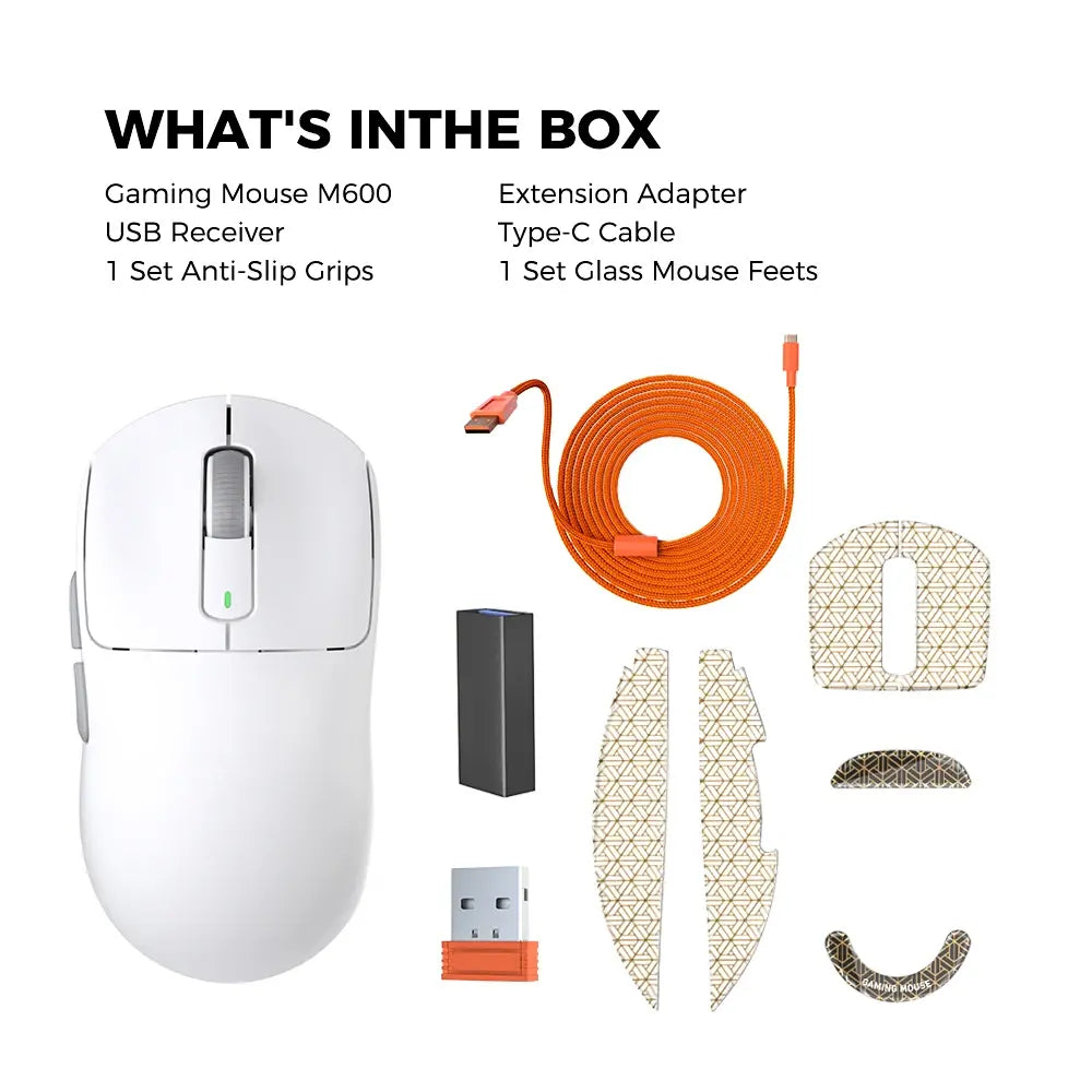 Kysona PAW White Wireless Esports Mouse netstar®