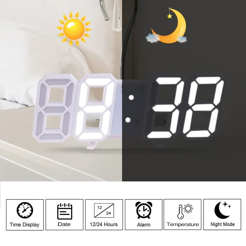 Digital Wall Clock Home Decor Solus™