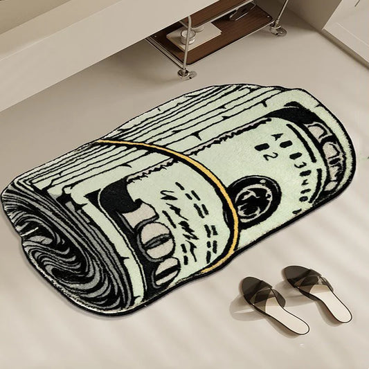 Money Roll & Money Bag Area Rugs