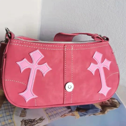 Punk Cross Style Shoulder Bag