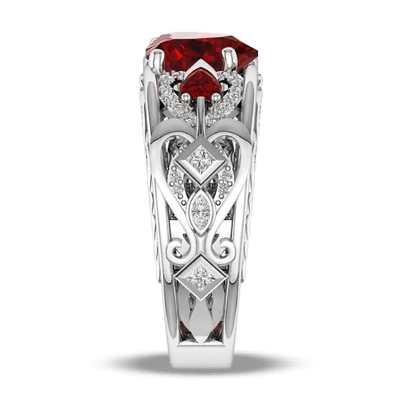 Ruby Heart Ring Solus™