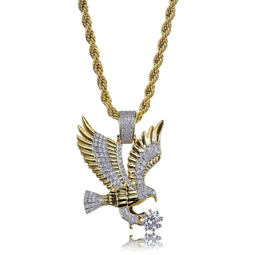 Gold Plated Hip Hop Necklace