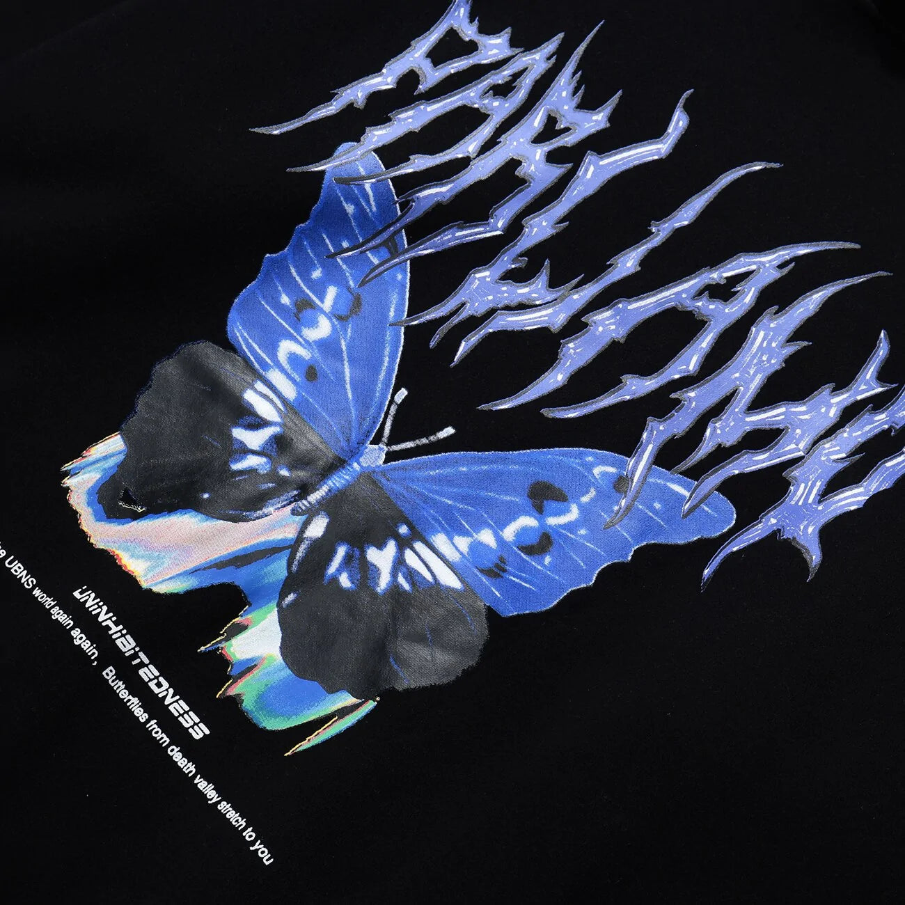 Butterfly Print Hoodie netstar®