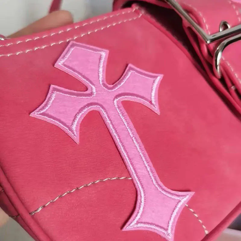 Punk Cross Style Shoulder Bag