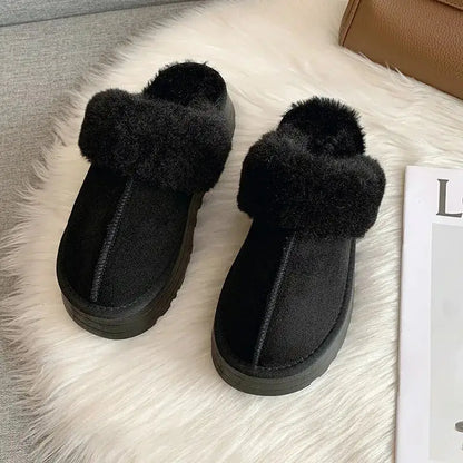 Winter Plush Luxury Slip On Shoes